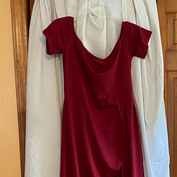 Xscape Midir Dress Red - Picture 1 of 5